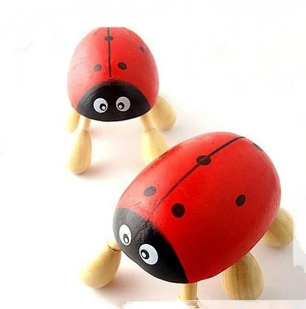 Factory Price Wooden Massage Roller Health Preservation Six Foot Beetle Light Luxury Lymphatic Wood Massage
