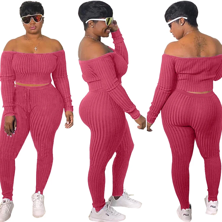 2022 Top Ropa De Mujeres Plus Size Womens Clothing Fashion Women Fall Clothes High Quality Outfits Two Piece Set Women