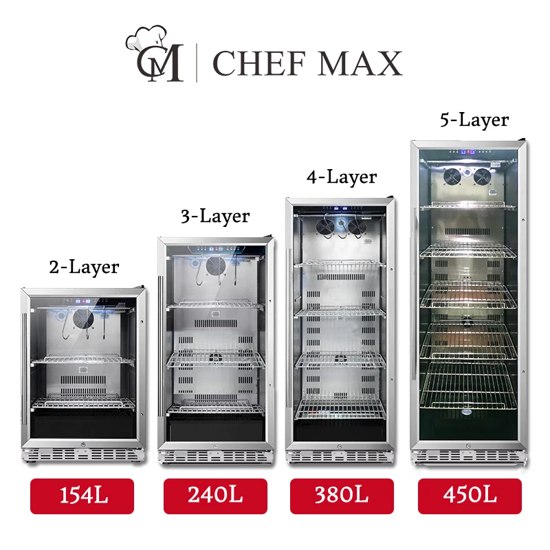 Temperature control Salami Cheese steak beef Dry age cooler machine dry aging meat cabinet refrigerator dry age fridge