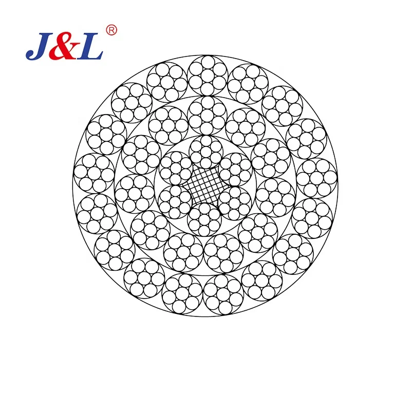 julisling 34X7+FC 36X7+IWS galvanized ungalvanized steel wire rope manufacturers OEM ODM