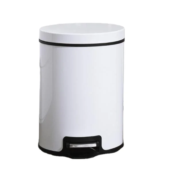 
20L 30L Metal Foot Pedal Bin Stainless Steel Garbage Trash Can 