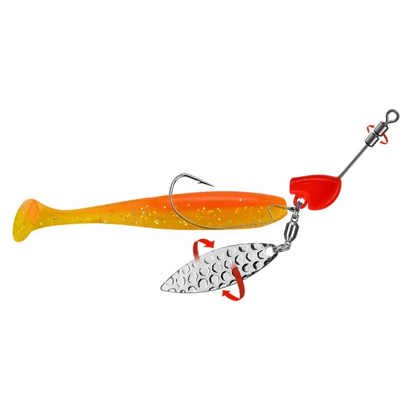 3g 4g 5.5g 7g 3Colors Metal Spoon And Lead Head Sinker Rig Welcome to customize