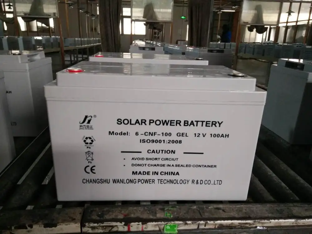 
Deep cycle solar gel 12V 100ah battery 