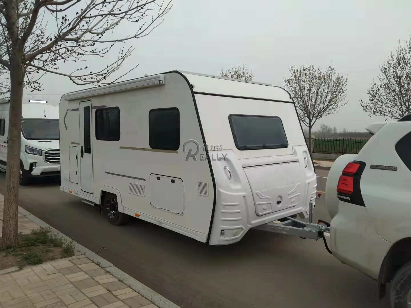2022 New Customized Truck Trailer Mobile RV Trailer Camper with Toilet Kitchen Shower Cubicle in Australia