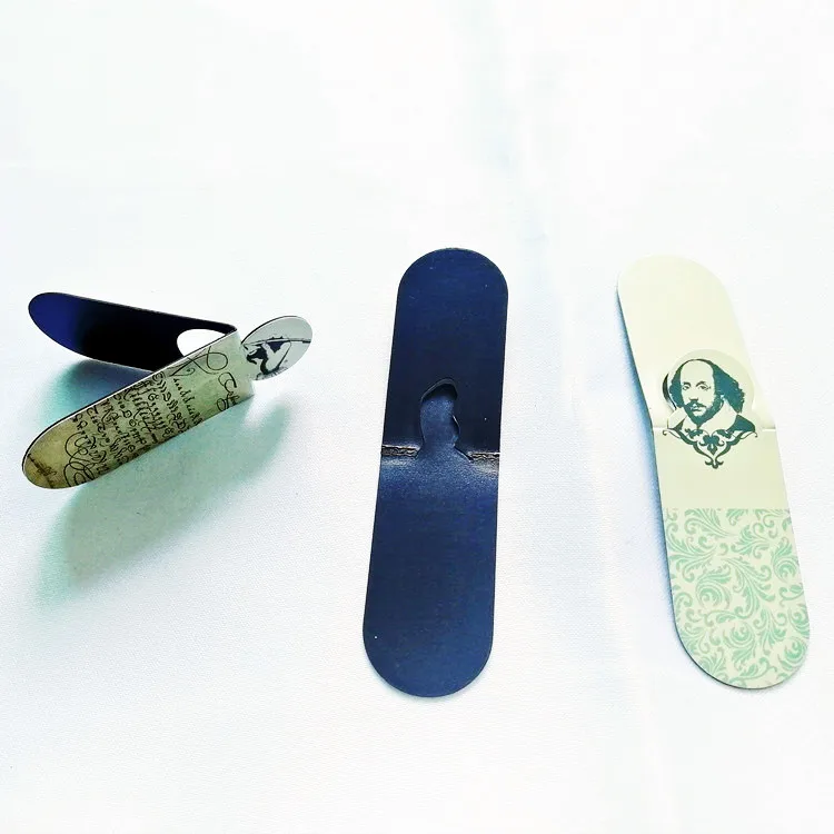 Magnet Custom Bookmark Customized Durable Waterproof Christmas Craft Paper Clip Bookmarks Unique Stationery Magnetic Stickers