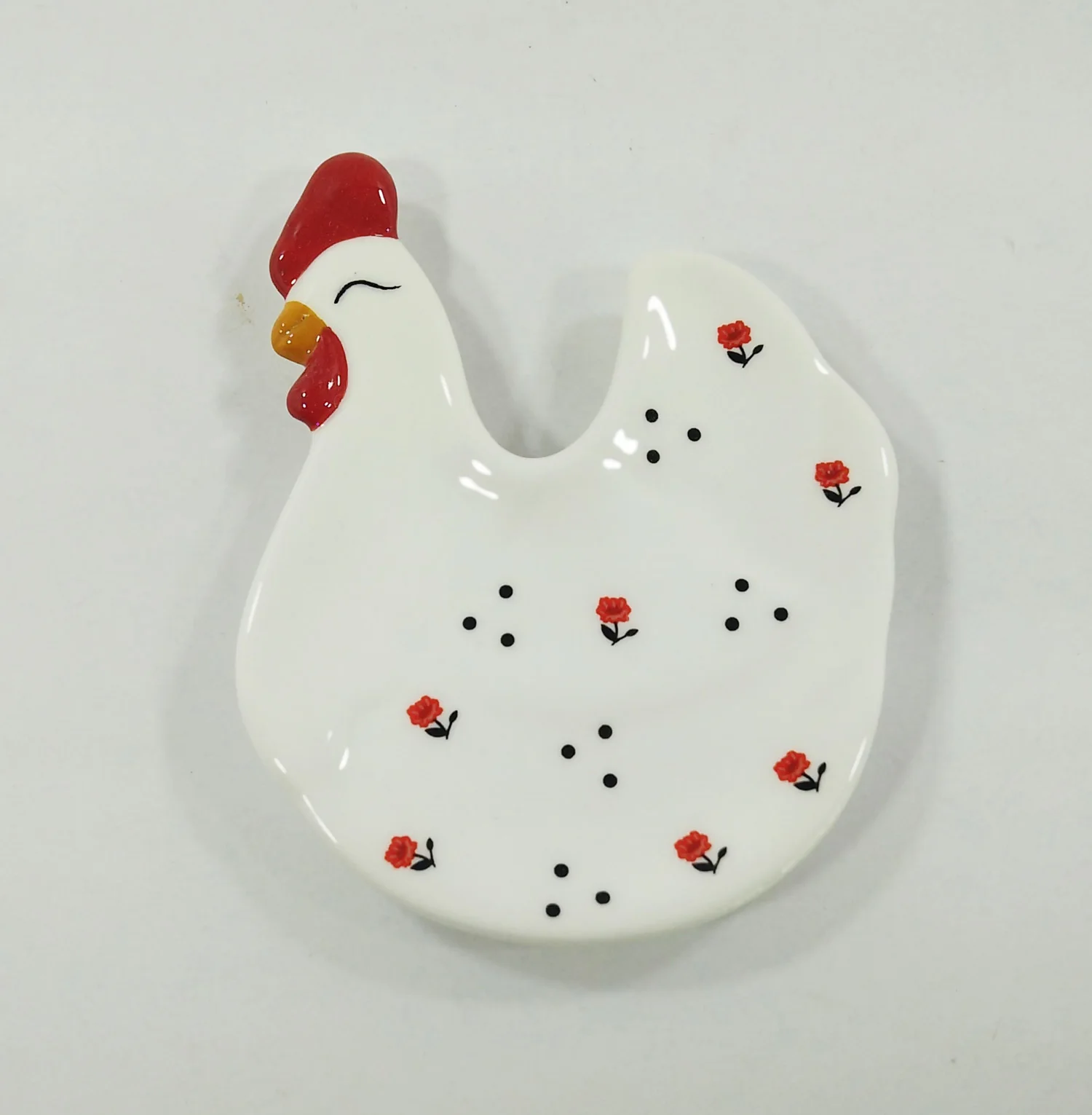 Tableware Rabbit design CeramicTeapot-Shaped teabag Tea Bag Holder