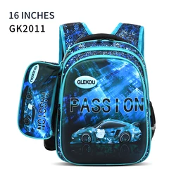 fashion special cartoon character design 3D EVA school bag with pencil case