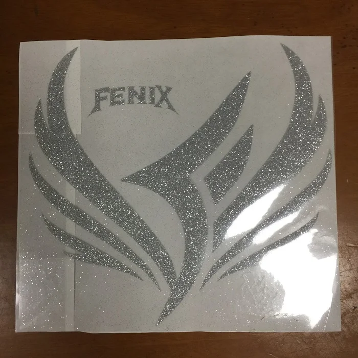 glitter vinyl logos