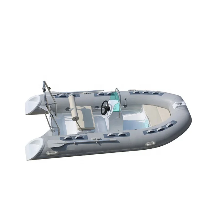 11.8 feet RIB360 simple design fiberglass hull fishing boat PVC or Hypalon boat speed boat