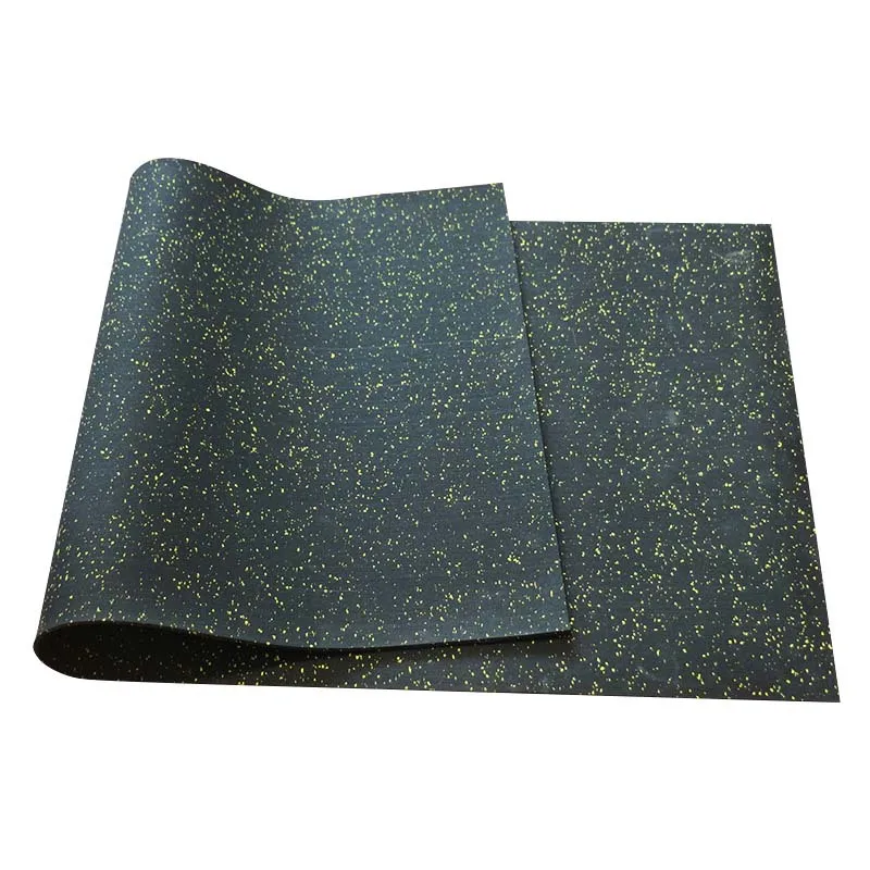 Antislip Epdm Gym Rubber Flooring Rolls Tiles Sports Equipments Rubber Mat