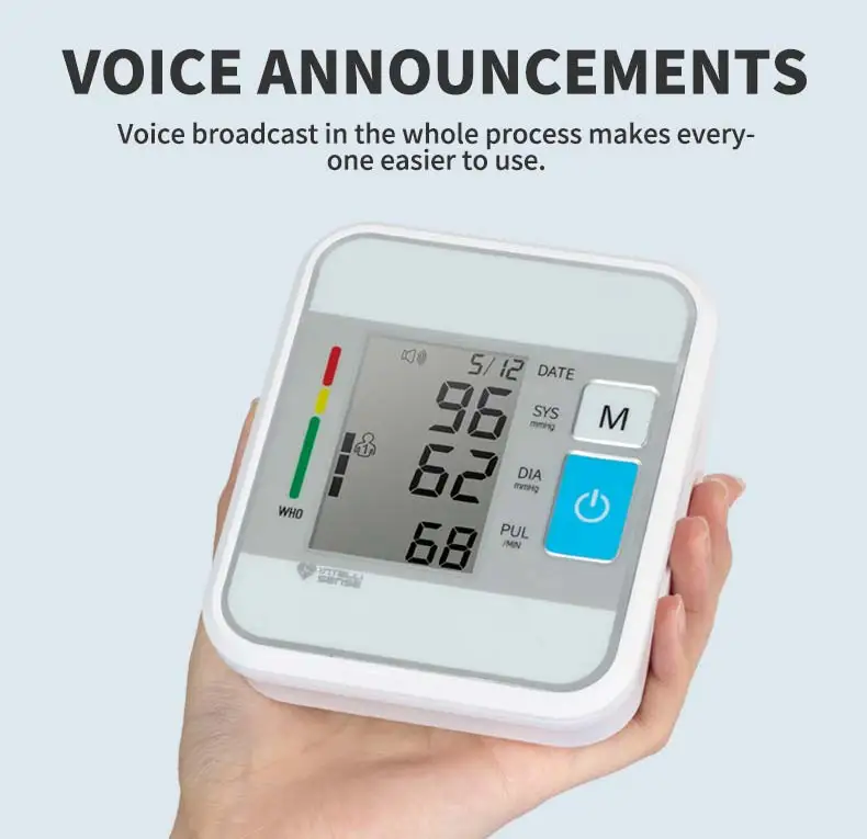 Wholesale Best Quality BP Apparatus Digital BP Machine LED Display Arm Blood Pressure Monitor