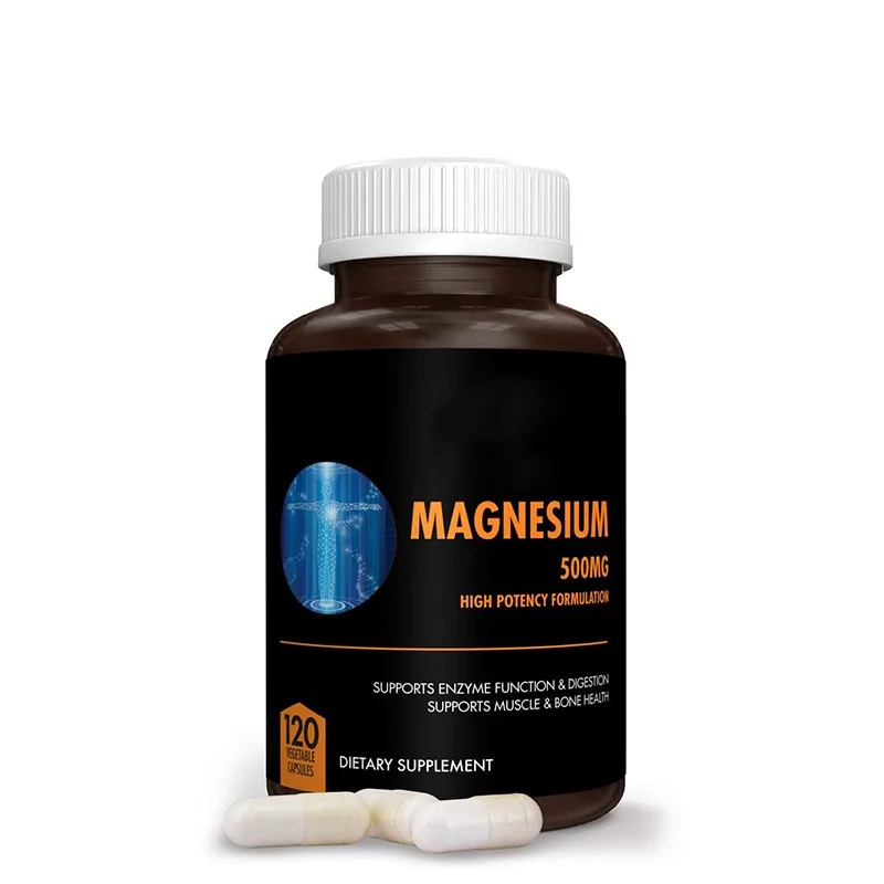 OEM herbal supplement magnesium capusles improve memory magnesium threonate capsule