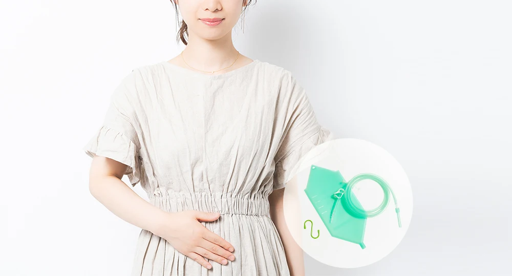 Japanese light durable silicone dedicated device products wholesale enema bag