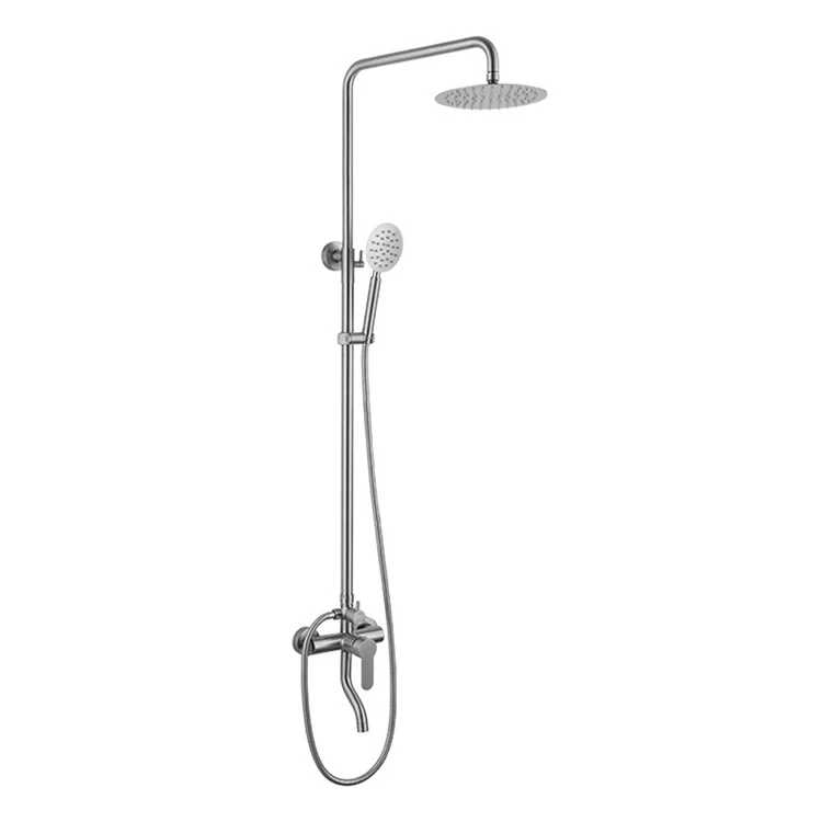 OL-SS029 EOURU Factory Wholesale Bathroom Accessories 304 Stainless Shower Set Rain Shower Head Set