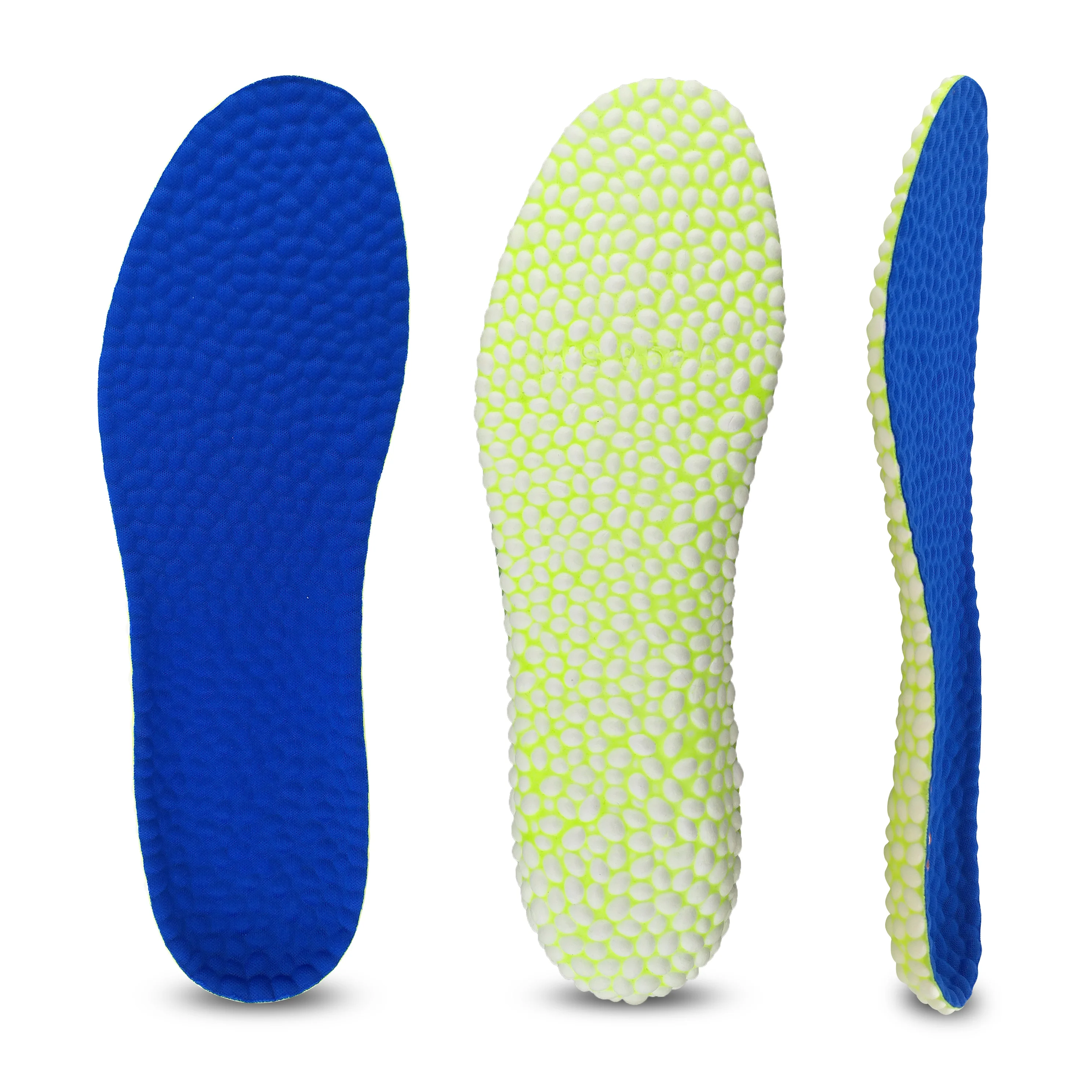 Sports Shock Absorption Soft Elastic Insole E tpu Popcorn Eva Foaming Material Athletic Massage Casual Sneaker Insoles