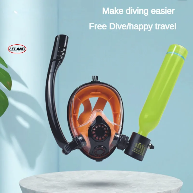 China Factory stock 0.5L 1L scuba diving oxygene cylinder tank lung mini diving tank