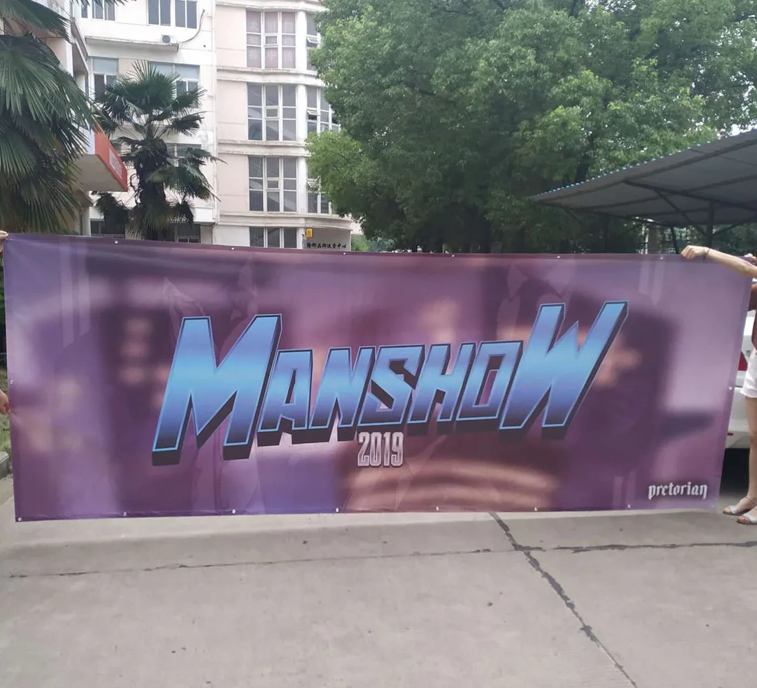 Custom printed supermarket advertising frontlit flex banner vinyl christmas banner for promotion