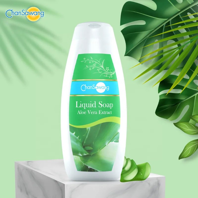Product of Moisturizing Aloe Vera Liquid Soap with VitaminE for Hand Wash & Bath Non-Irritating and Gentle Skin Cleanser