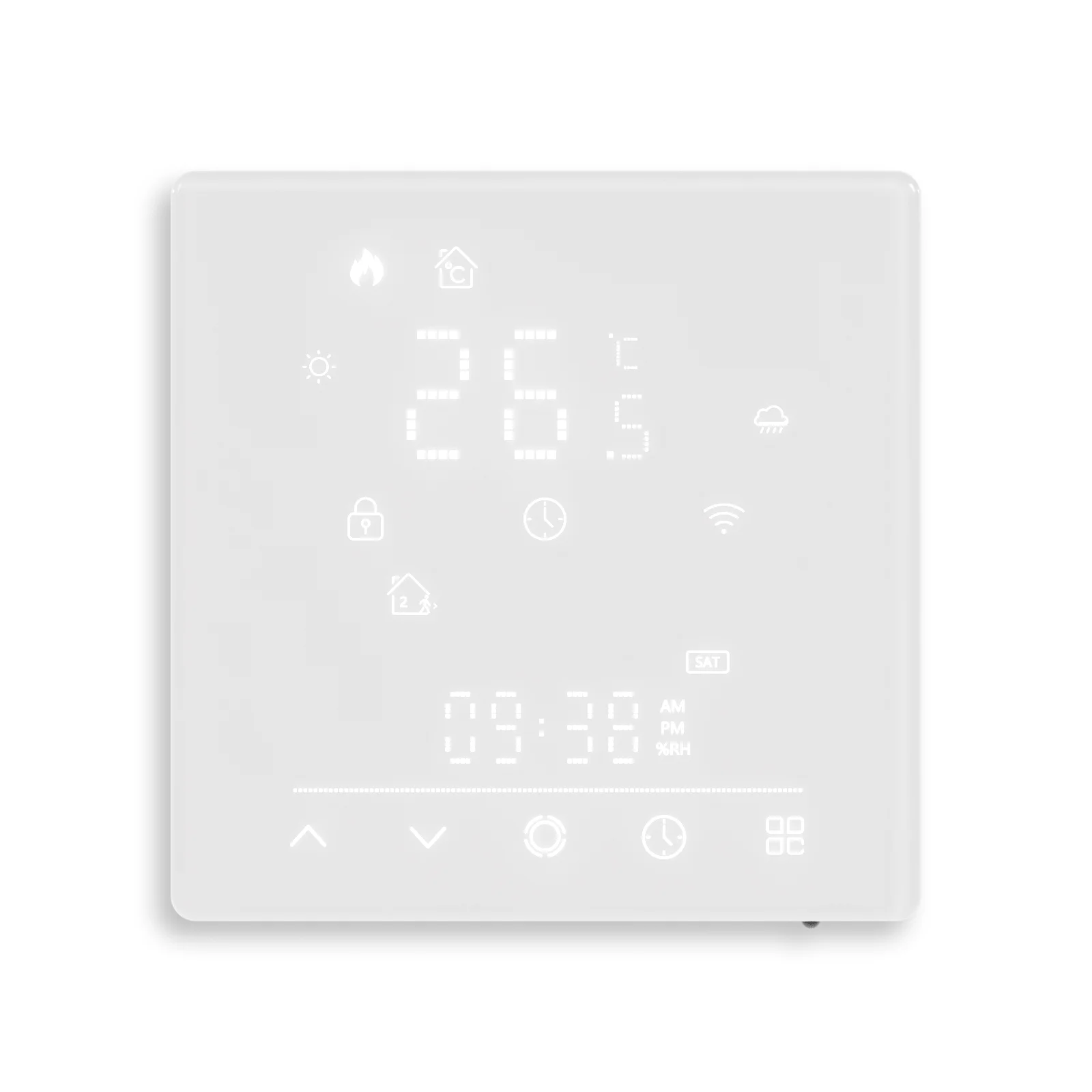 Matter WiFi Smart Home Digital Thermostat GA GB GC under Floor Heating System Temperature Controller with 16A Max. Current