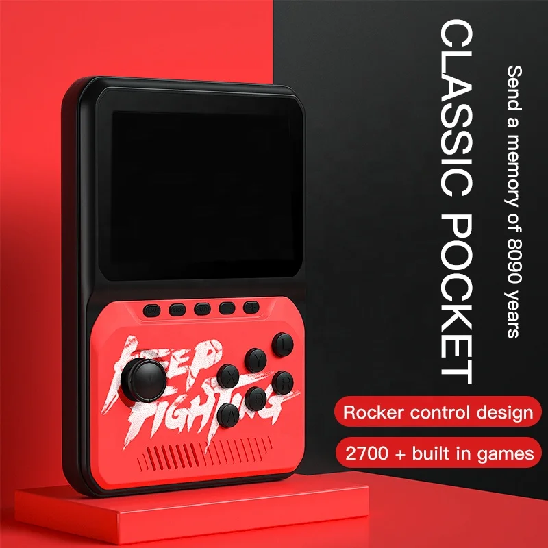 New NX-35 Classic Game 3.5-inch 2700 in 1 Handheld Game Console 64 bit Video Game Console Player