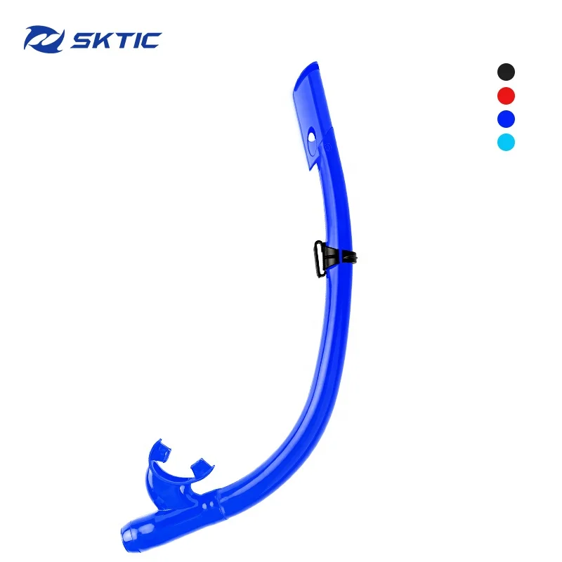 Оптовая продажа дышащая передняя трубка для подводного плавания SKTIC силиконовая Мягкая из ПВХ оборудование