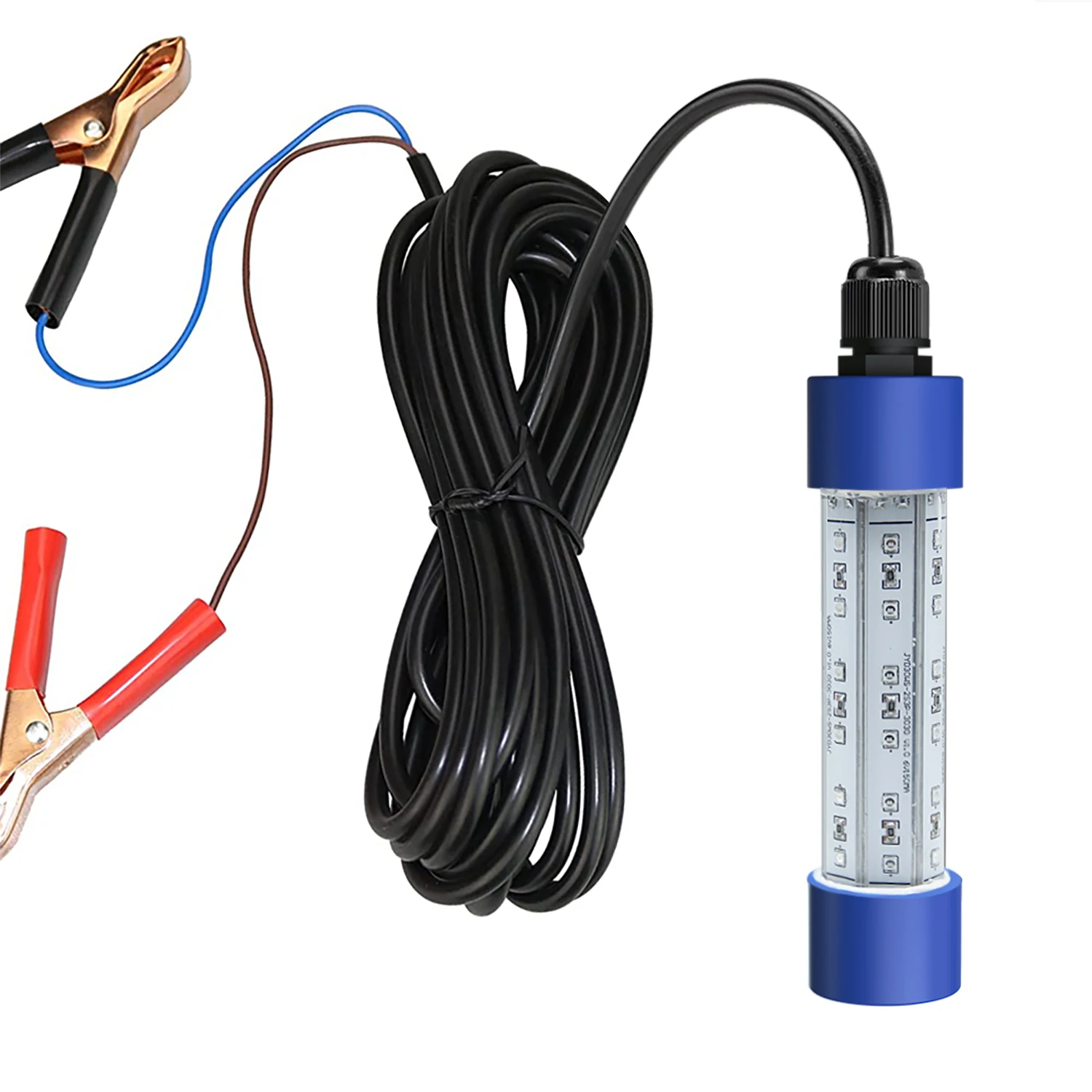 Зеленая, синяя, белая, желтая светодиодная рыболовная приманка, 12 В, лампа для рыбной ловли