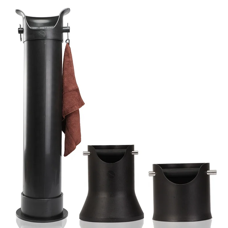 Barista accessories Abs plastic black scum bucket for espresso machine