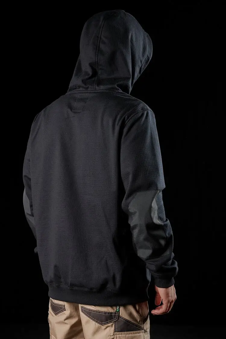  Private Label Hoodies Custom Logo Black Workwear Casual Work Hoodie