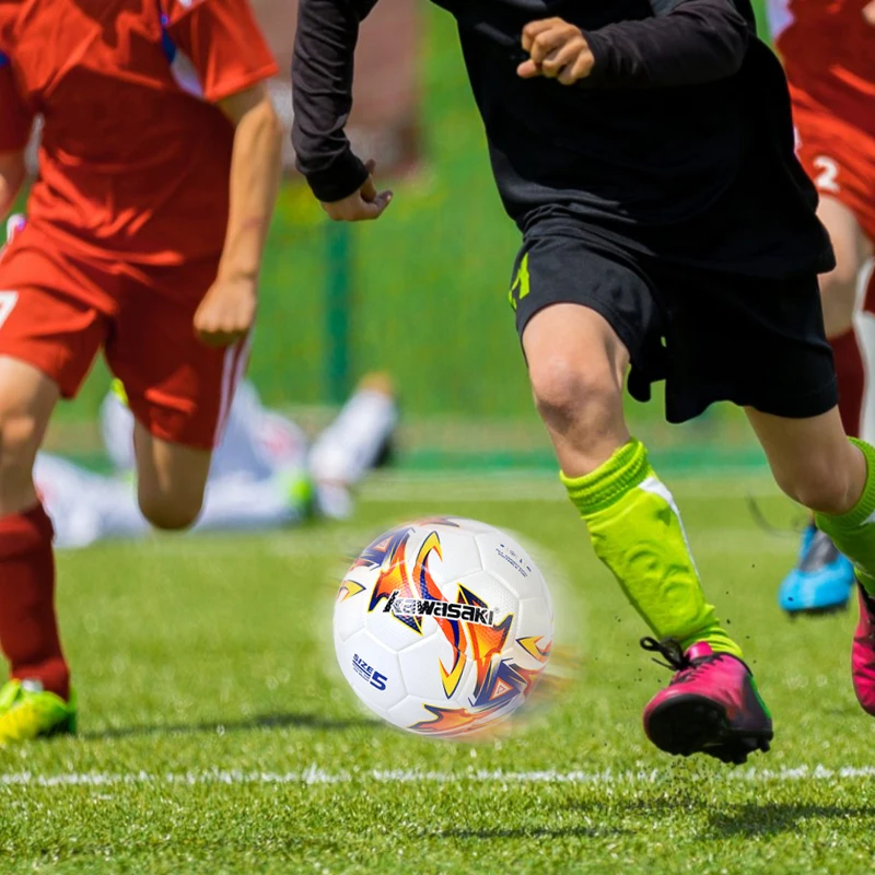 2024 Kawasaki Best football size 5 soccer football ball professional pu football soccer ball cheap pu leather soccer ball