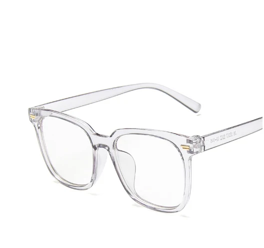 18017 Promotional Trendy Designer Women Men Oversized Optical Frames Anti-blue Blue Light Blocking Glasses