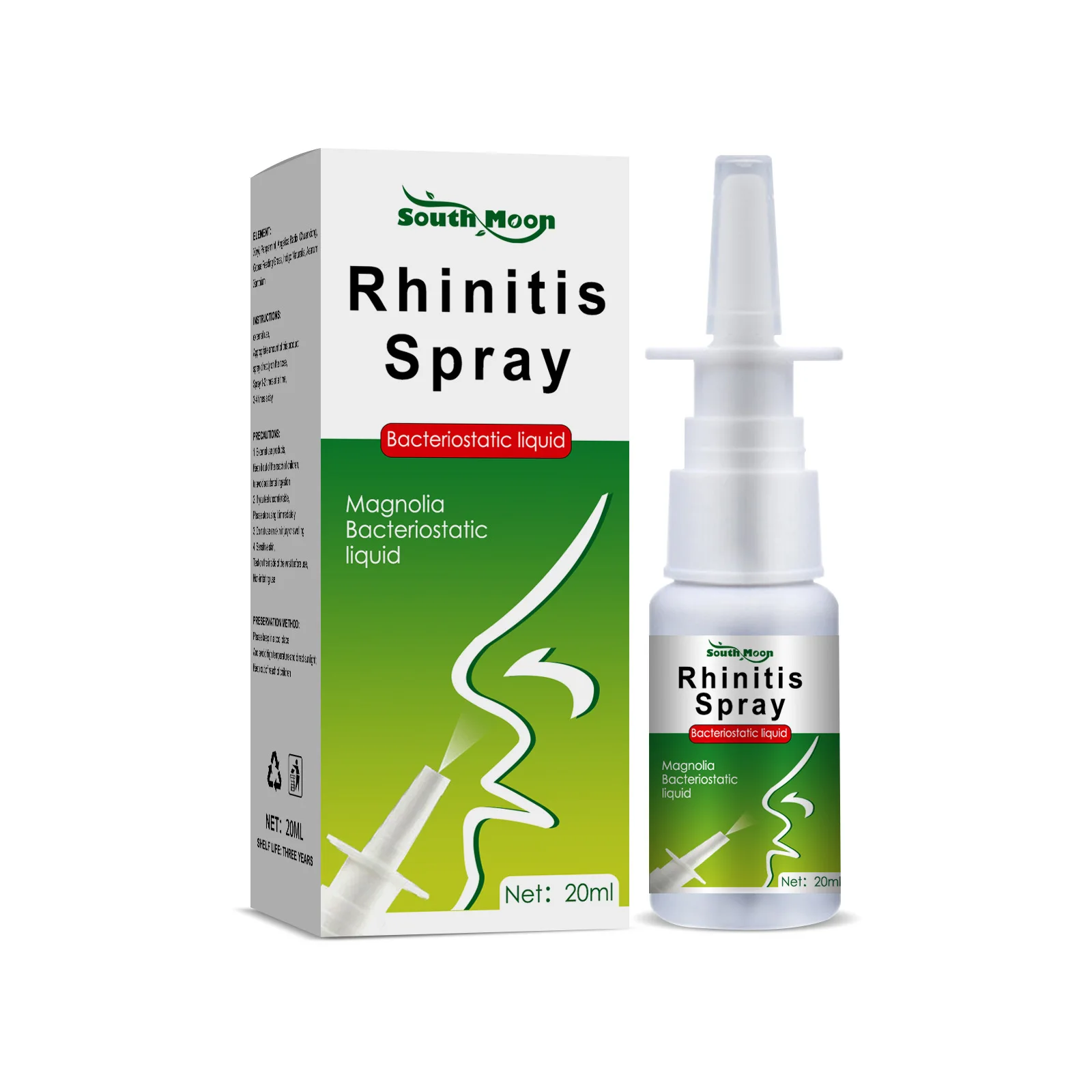 New Rhinitis Sinusitis Spray No Side Effects Nasal Ointment Allergy Rhinitis Liquid Help Breathe Nasal Runny Nose Congestion