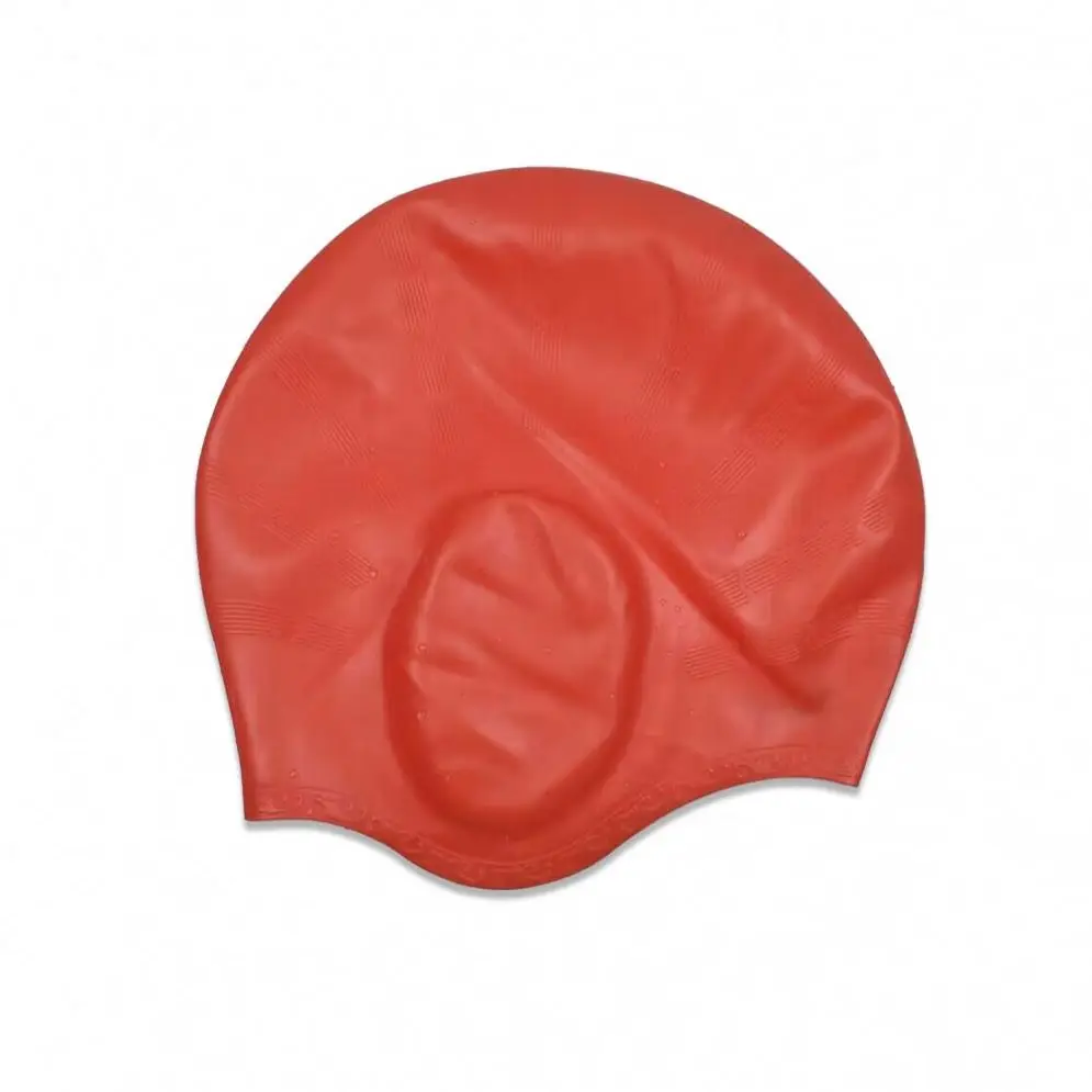 Baiyuheng Custom Logo Printed Hat Waterproof Custom Silicone Swim Cap Swimming Cap for Adults