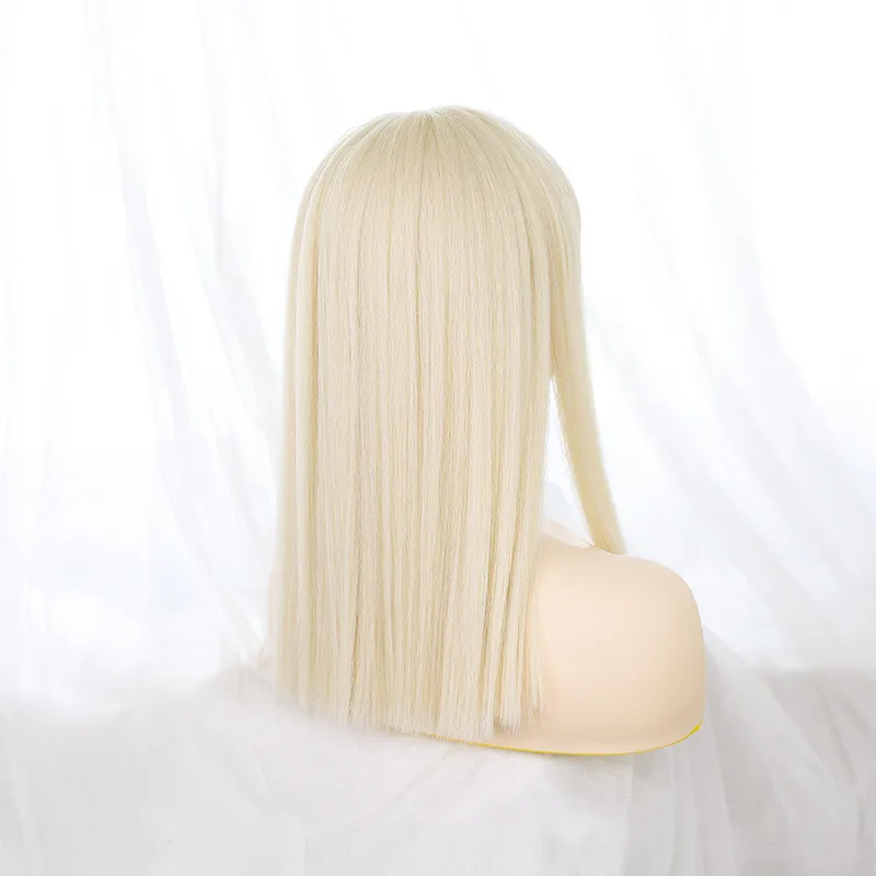 Женские длинные прямые волосы, модные золотые парики, оптовая продажа, низкие цены, бесплатный образец, прямой парик, натуральные светлые парики на сетке спереди
