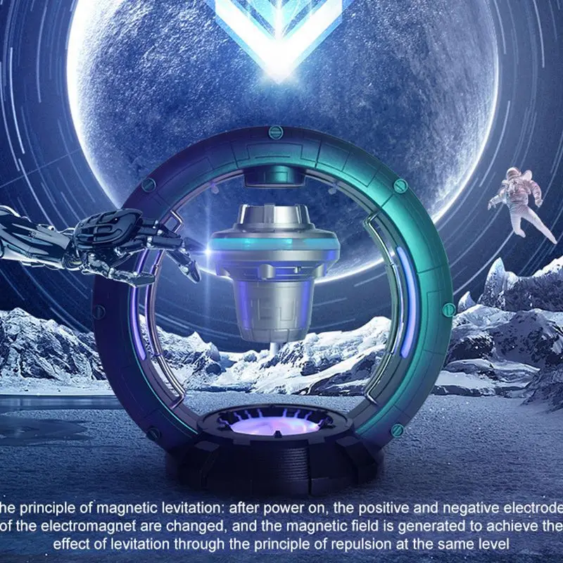 ESEEKGO Magnetic Levitation Technology Bt 5.0 Speaker Wireless Speaker Home Lighting Speaker