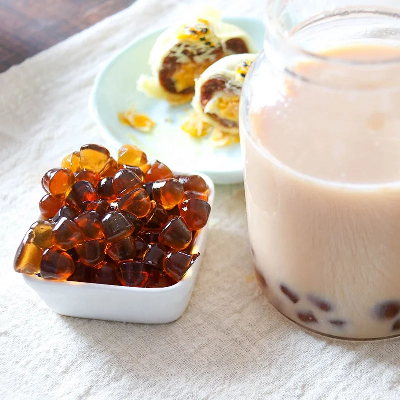 Beverage Snack U Chewy Q-Bomb Home Diy Drinking Sweet Dessert Milk Bubble Tea Konjac Konjak Konnyak Jelli Jelly