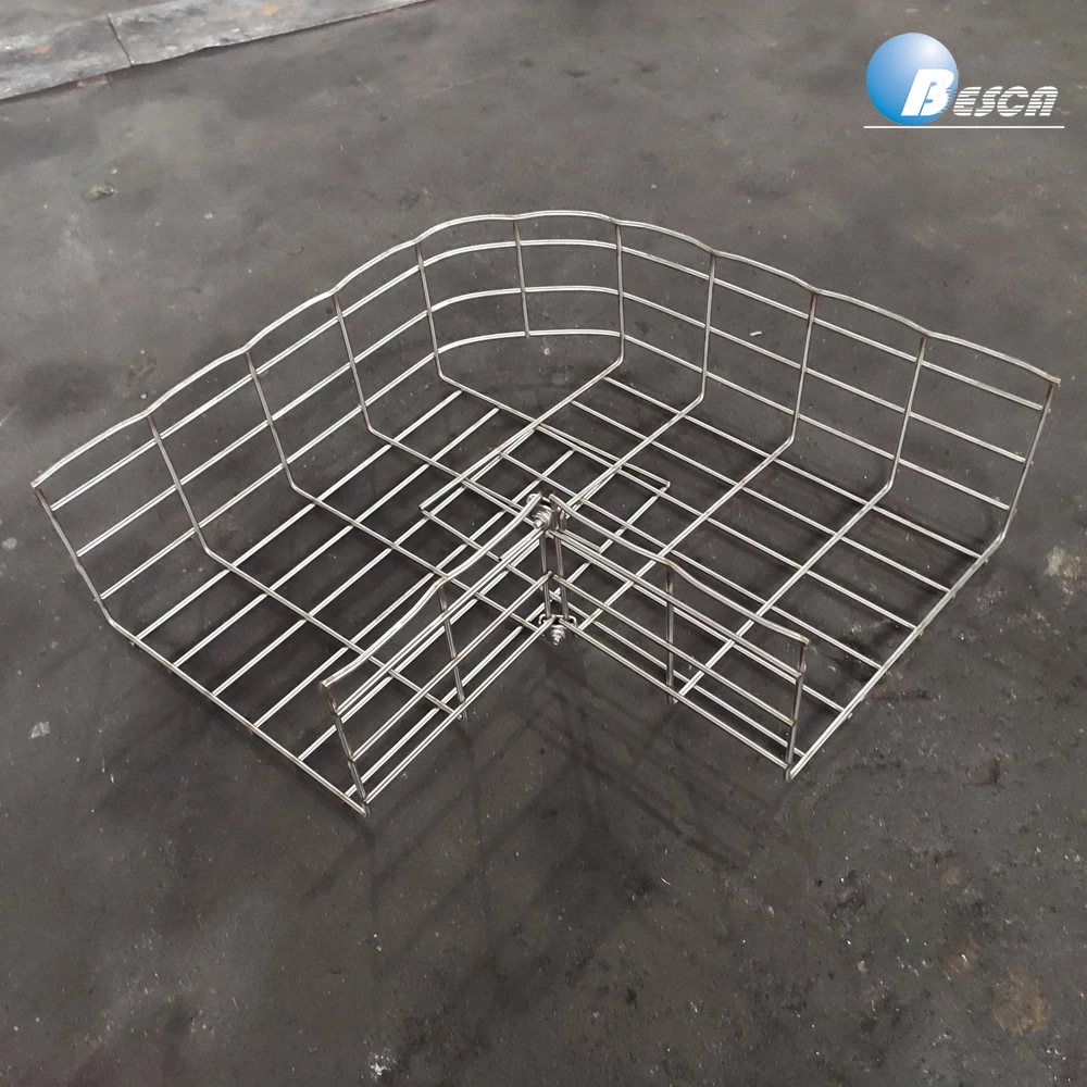 BESCA Steel Wire Mesh Cable Tray Price List Light Industrial Applications