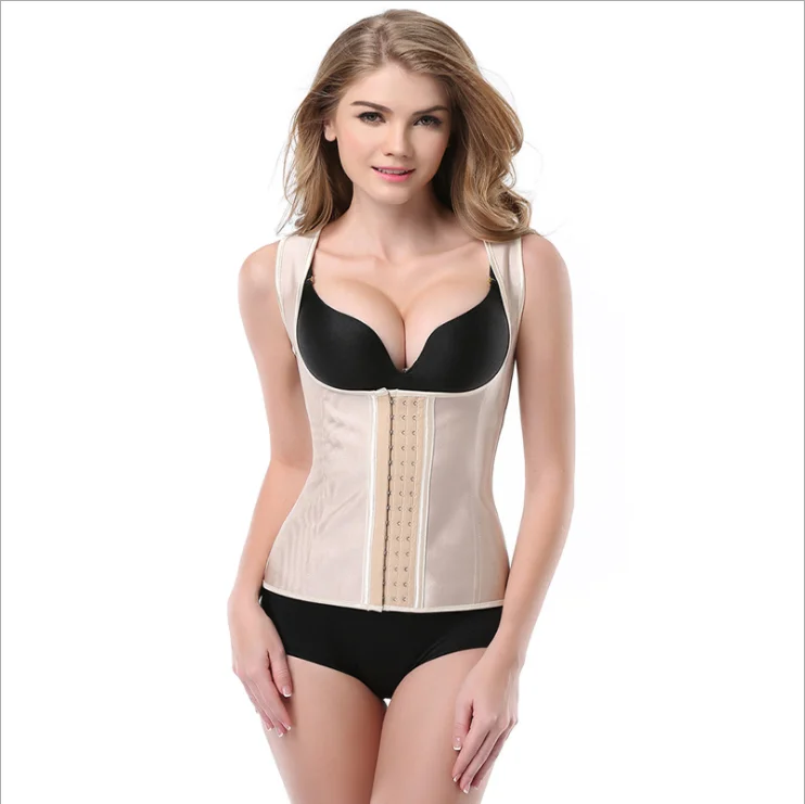 
Латексный тренажер для талии, спортивный жилет со стальным корсетом, сексуальное нижнее белье, корсет для женщин 