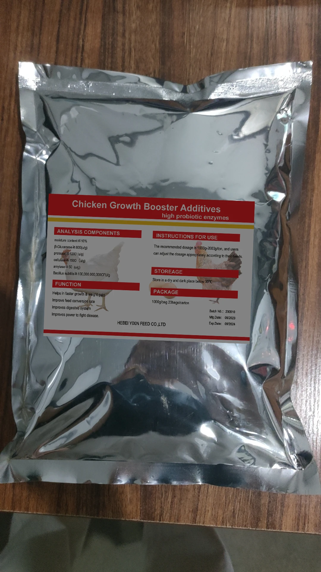 poultry growth booster feed additives for broiler chicken