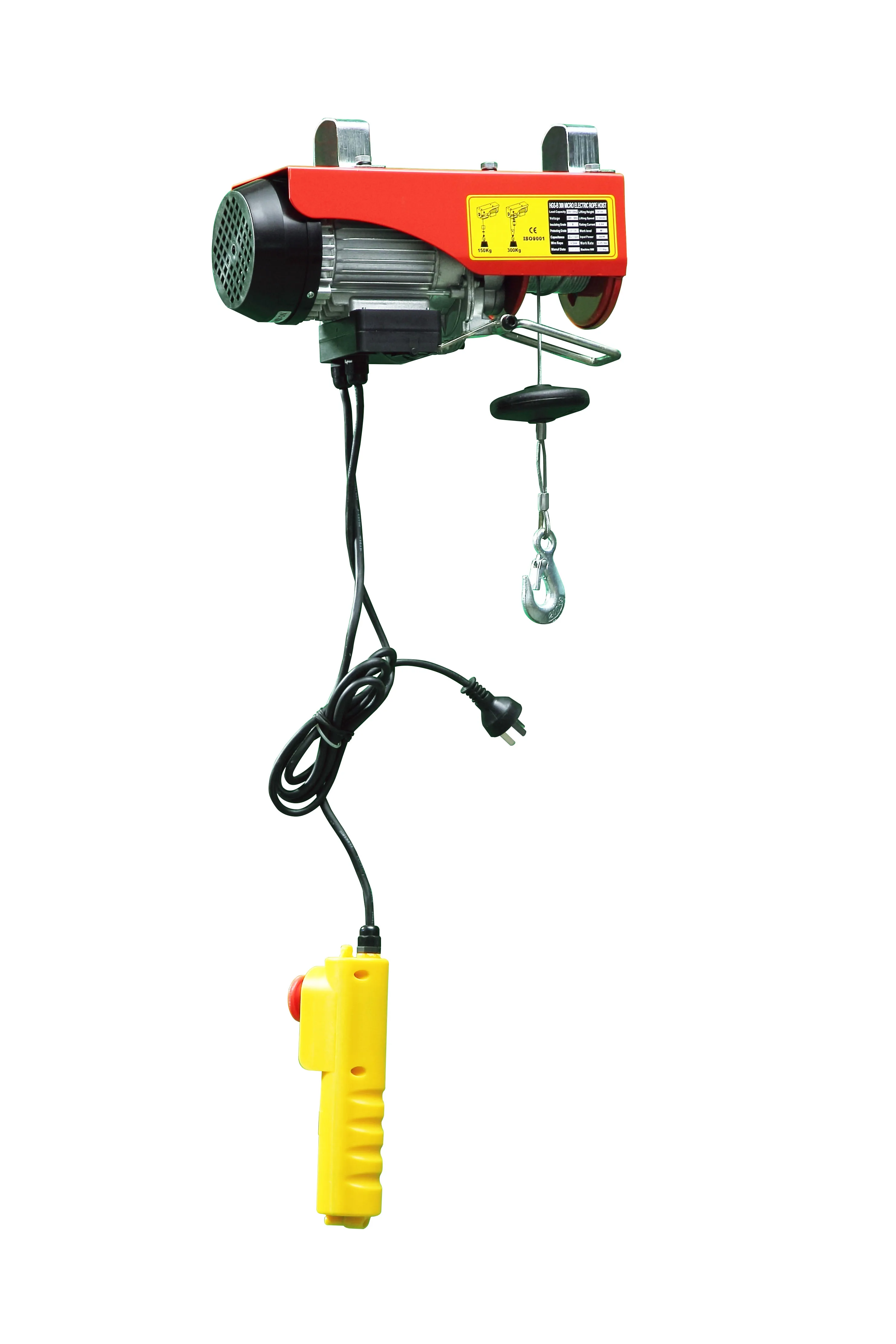 Best quality  PA 250 kg Human Hoist Hoisting Equipment Lifting Rope Pulley Hoist