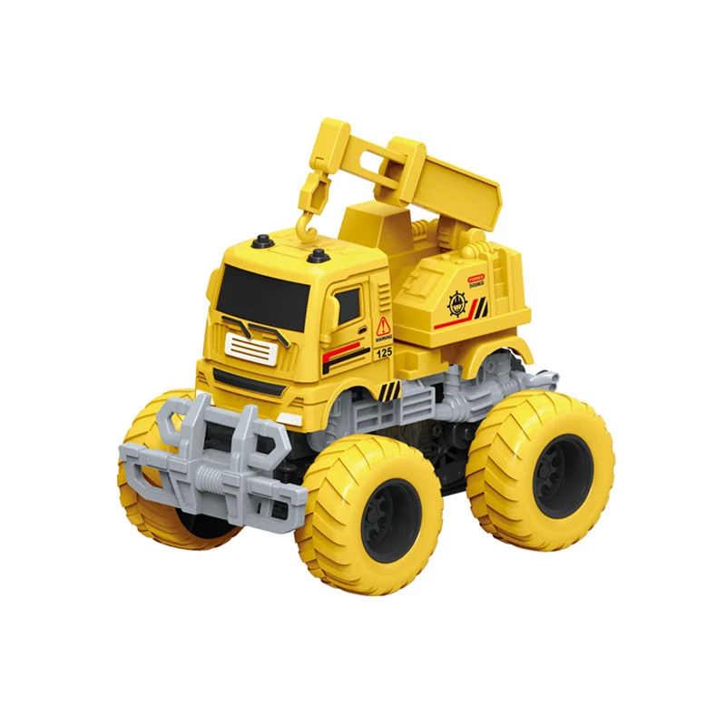 2023 Baby Engineering Car Toy Model Various shapes Inertial collision deformation four wheel mini car
