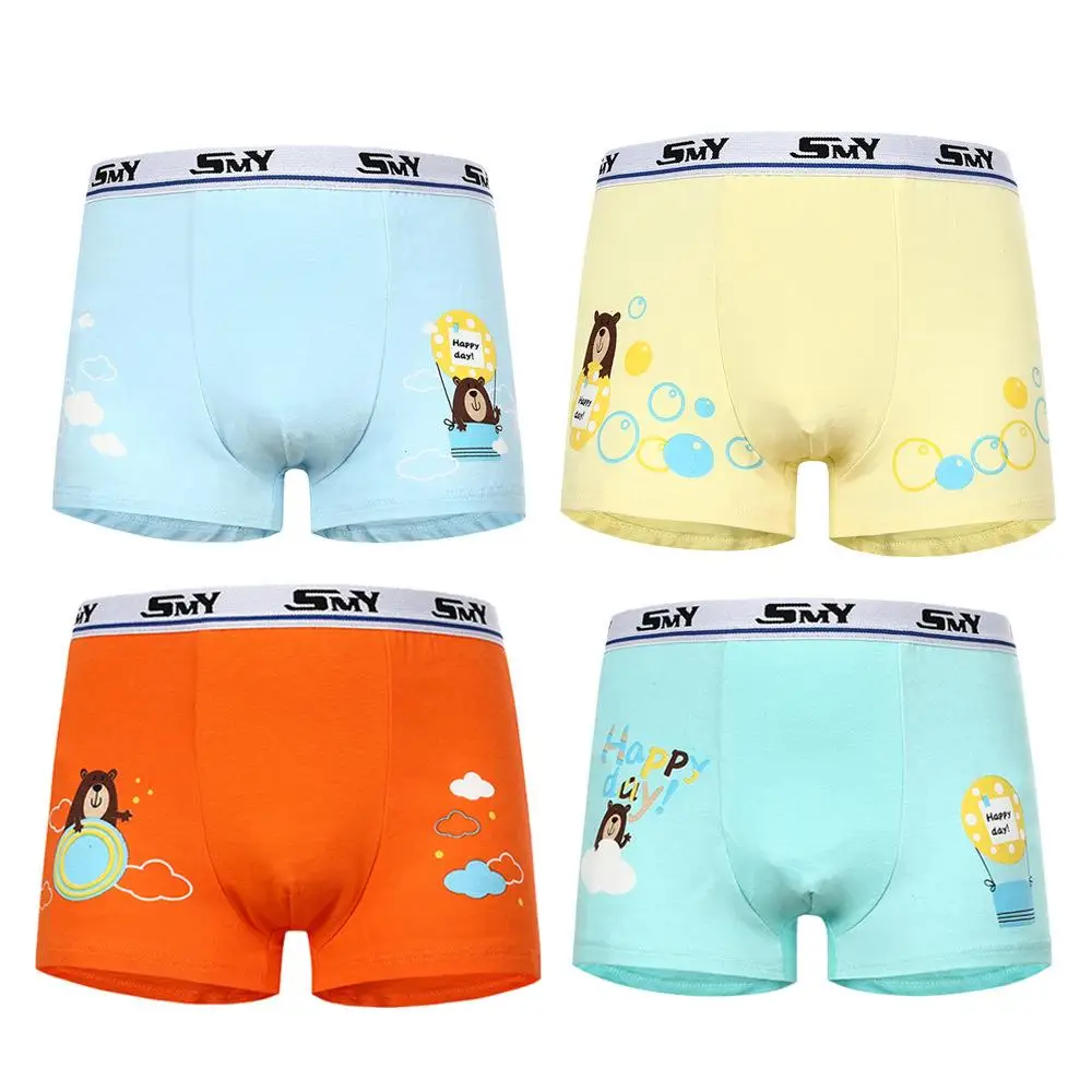 2024 Newest Factory Direct 2024 New Cute Cartoon Cotton Boys Boxer Briefs Children Underwear