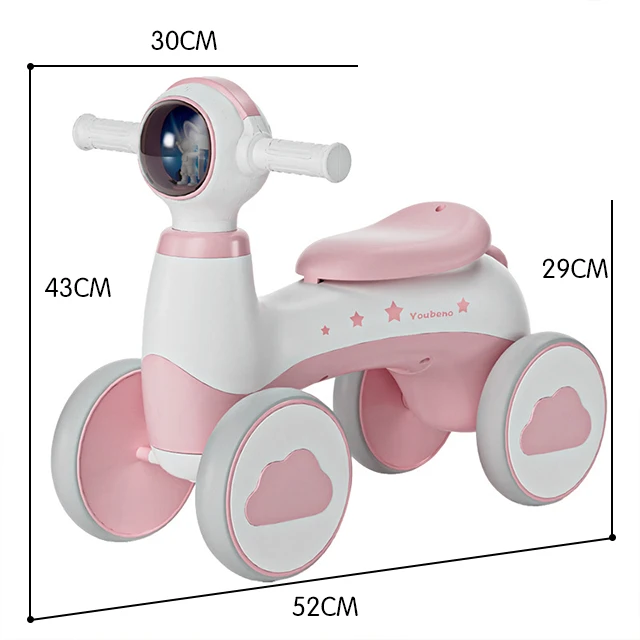 Kids Attractive Design Twisting Car Baby Sliding Rocking Car With light Anti Rollover 4 Wheels Indoor for 1-3 Yeard Toys