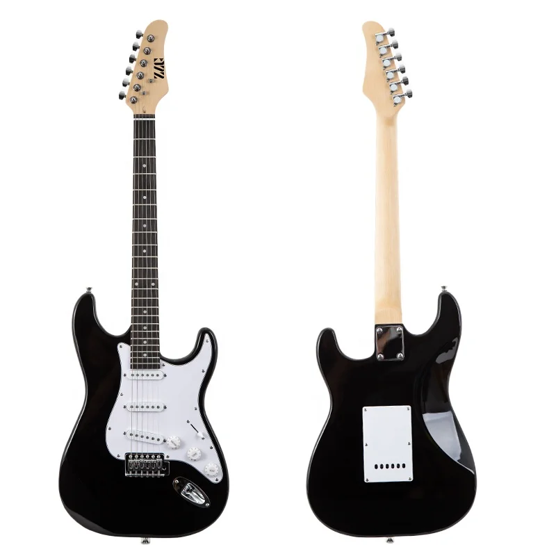 6 string electric guitar Black color SSS Pick up Competitive Price High Quality 39'  Electric Guitar OEM guitar