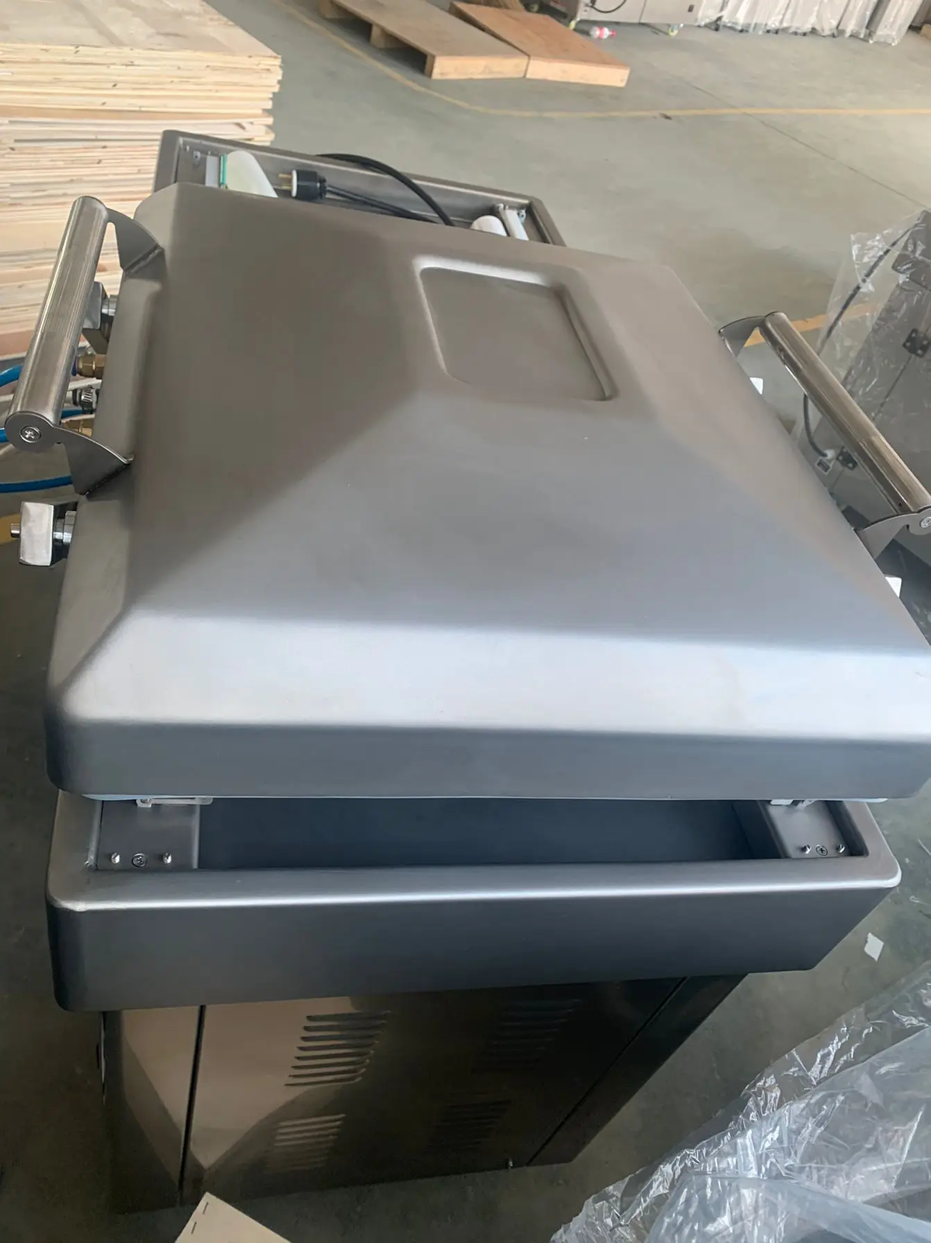 New 220V Double Chamber Vacuum Packer Industrial Machine for Food & Non Food Package for Home Use Restaurants Food Shops