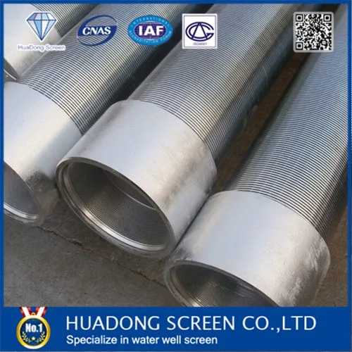 6 inch johnson water well screen pipe/Slot Well Screen