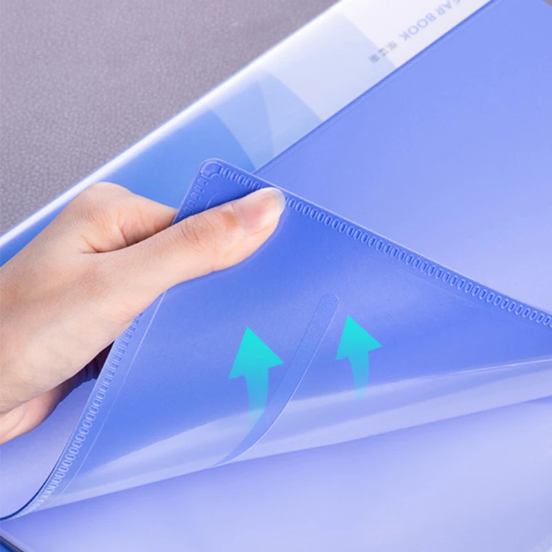 Portfolio Binder with Clear Plastic Sleeves Protectors Display 60 Pages Book for Artwork Document Organizer