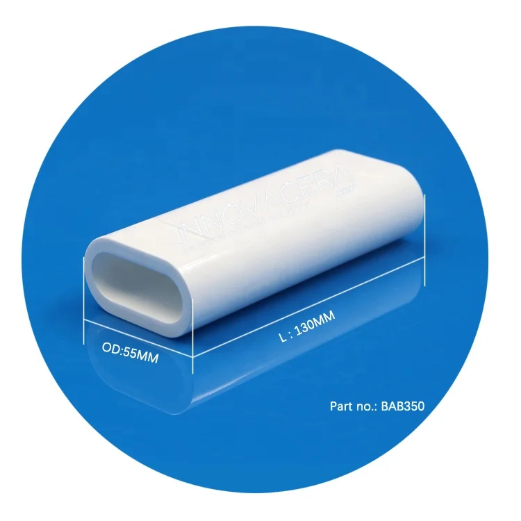 INNOVACERA BAB350 Ceramic Laser Cavity Reflector with Glossy Glaze For Alexandrite Lasers