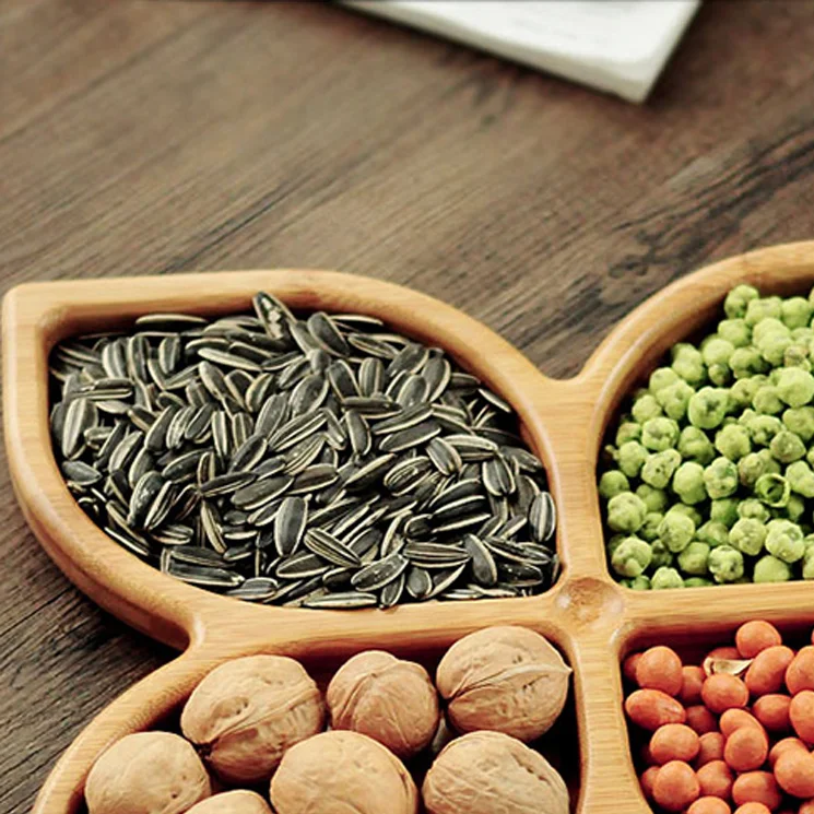 Latest Design Natural Bamboo Wooden Food Serving Cutlery bamboo serving platter for Sale