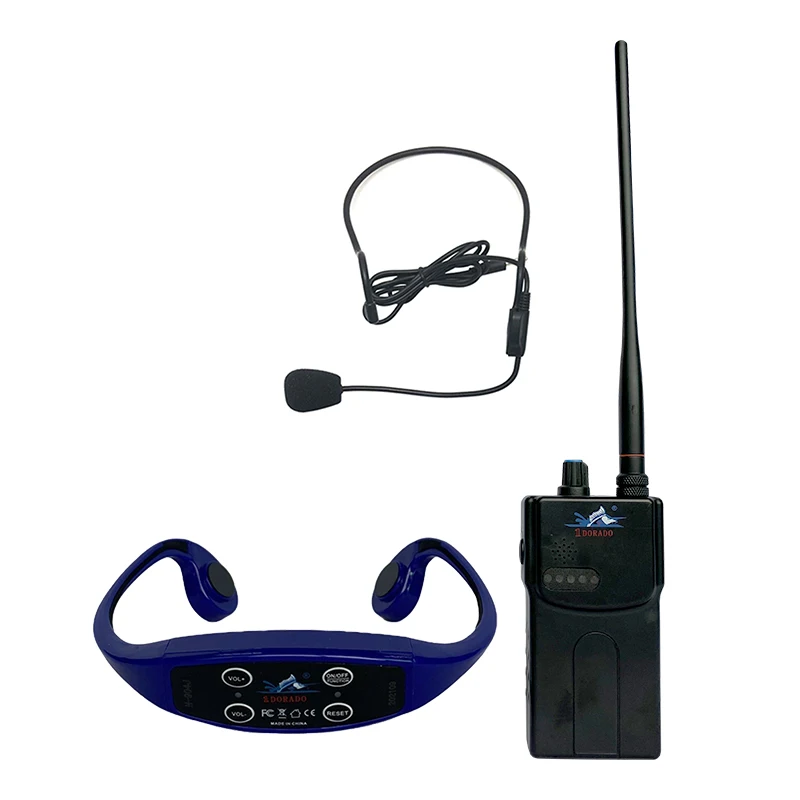 Swimtalk Swimming Training System 1 H900 Walkie Taikie  1 H904 Bone Conduction Earphone