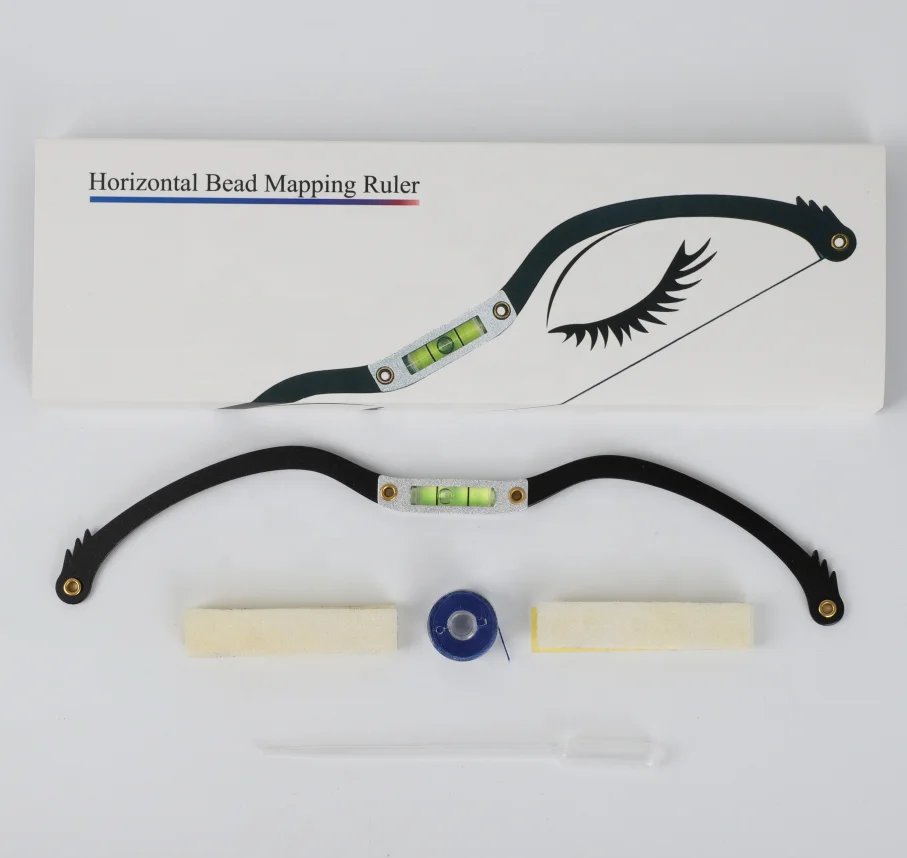 2020 newest bow and eyebrow measuring ruler with string for permanent makeup